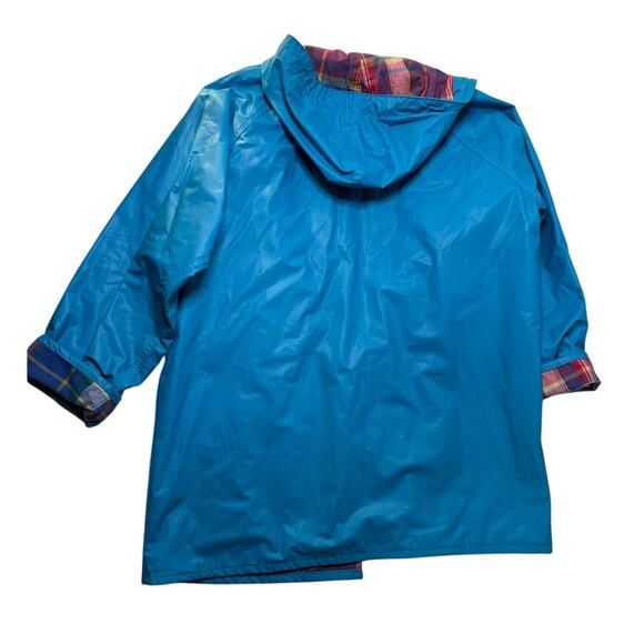 Vintage Blue J G Hook Rain Jacket Coat Sz Medium? AS IS - Picture 2 of 7